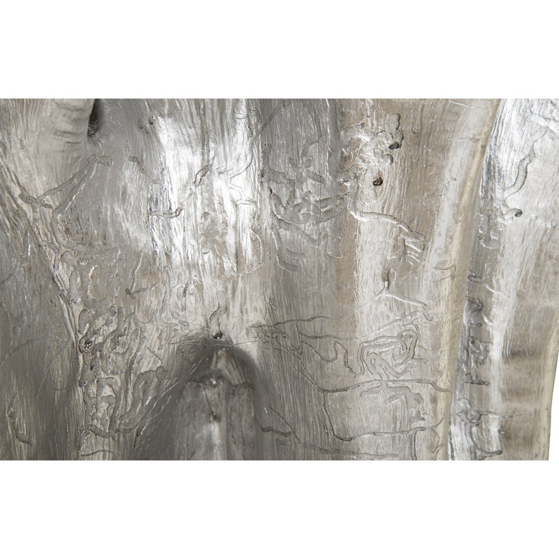 Table de bar Freeform, feuille d'argent