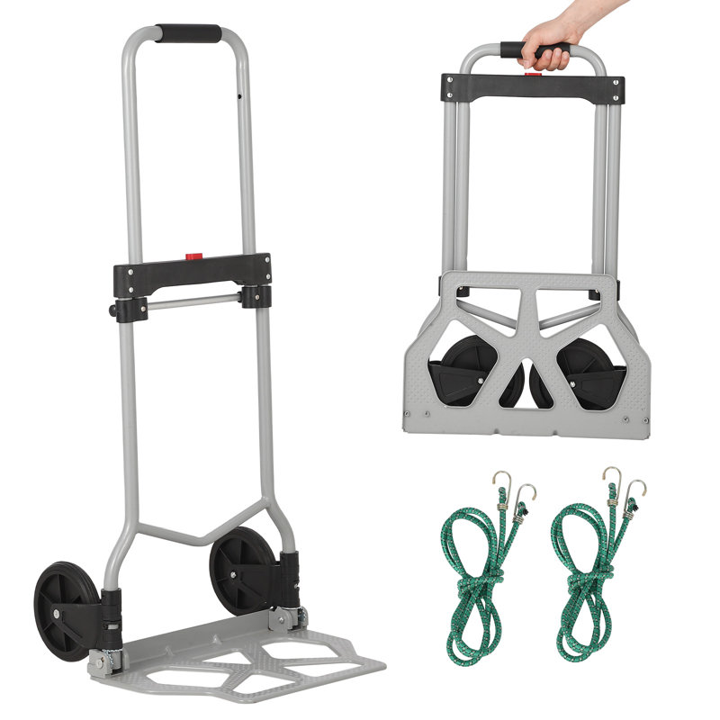 Chariot utilitaire avec roues H 27,6 po x l 16,6 po