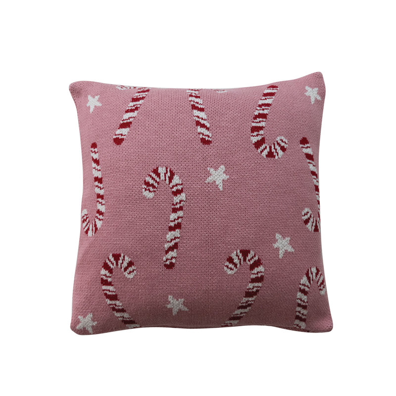 Coussin en coton Candy Cane