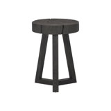 Lanita Solid Wood 3 Legs End Table