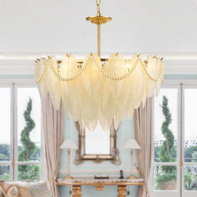 Janyria 8 - Light Dimmable Tiered Chandelier