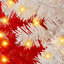 Arbre de Noël artificiel 6 pi avec 300 lumières DEL et 900 branches flexibles, arbre de Noël en forme de canne de bonbon, arbres de Noël créatifs, décorations de Noël