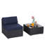 Canapé modulaire avec coussins Mcgahan