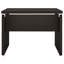 Bureau d'extension Cappuccino avec plateau flottant réglable pour un espace de travail amélioré et une configuration en forme de L
