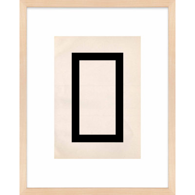 Construction 1 Framed Graphic Art