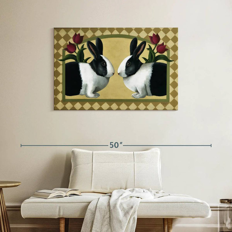 Brampt Rabbit Bunnies, 26" H x 39" W