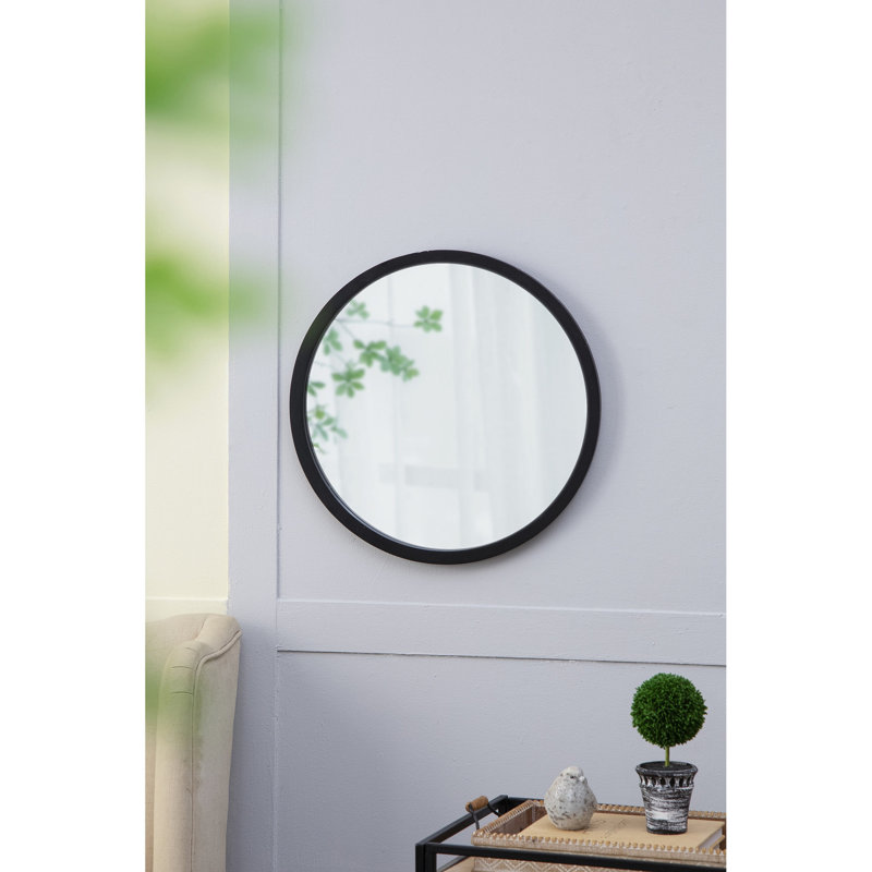 Miroir mural 20 po X, Noir