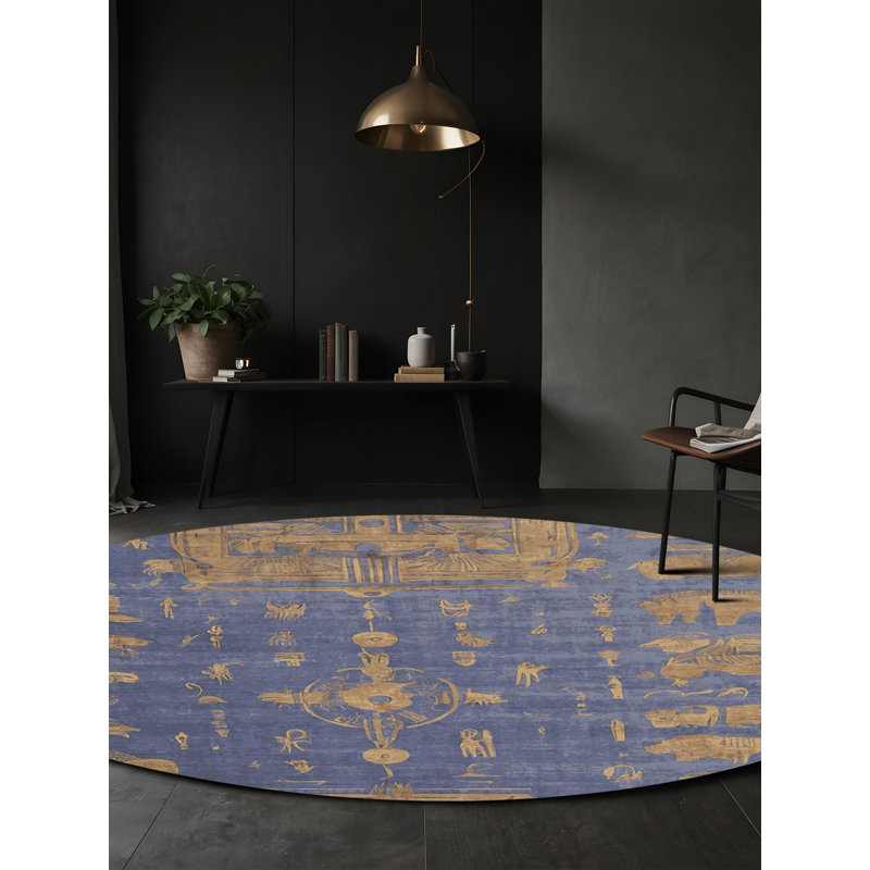 Tapis gris soyeux et moelleux, Rectangulaire 3 pi x 5 pi