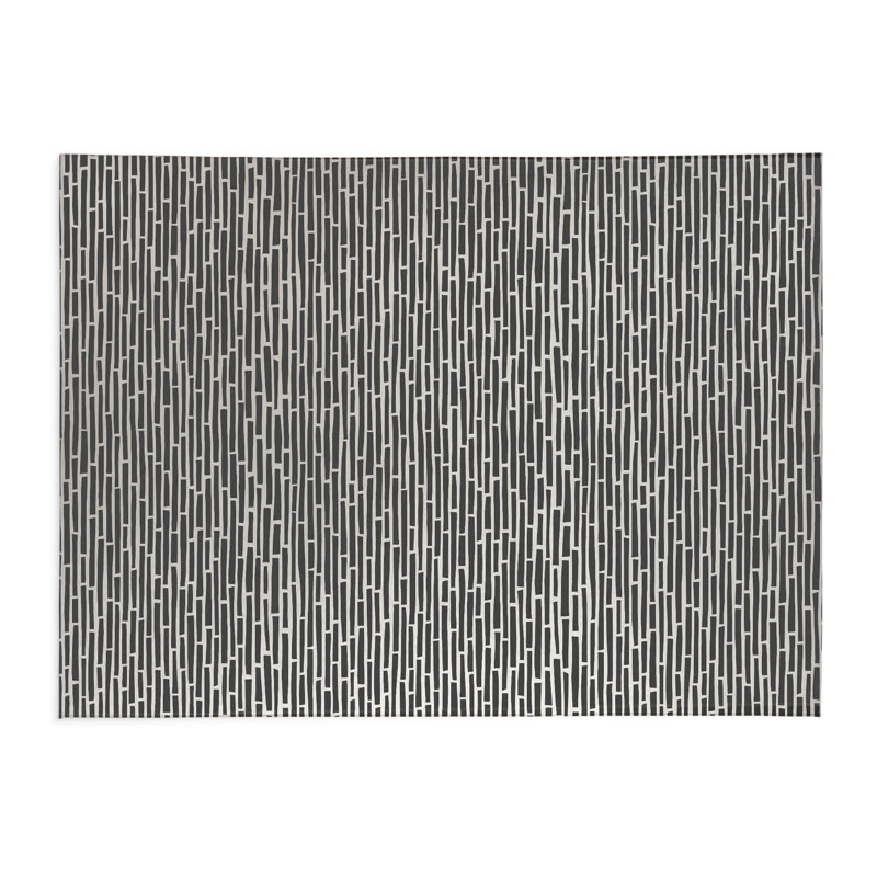 Cultural Rows Slate Blue Indoor Doormat, Ivoire, L 24 po x L 36 po