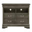 Commode multimédia Louis Phillipe G3105-TV, gris