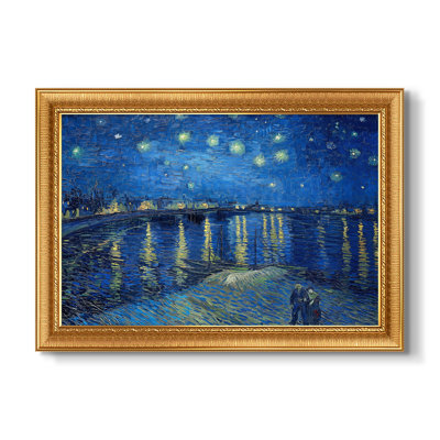 La Nuit étoilée sur le Rhône, 1888 - Vincent van Gogh - Toile encadrée sur mesure