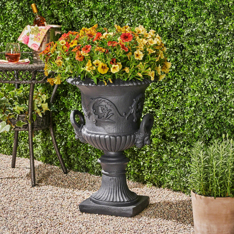 Pot à fleurs moderne avec base carrée