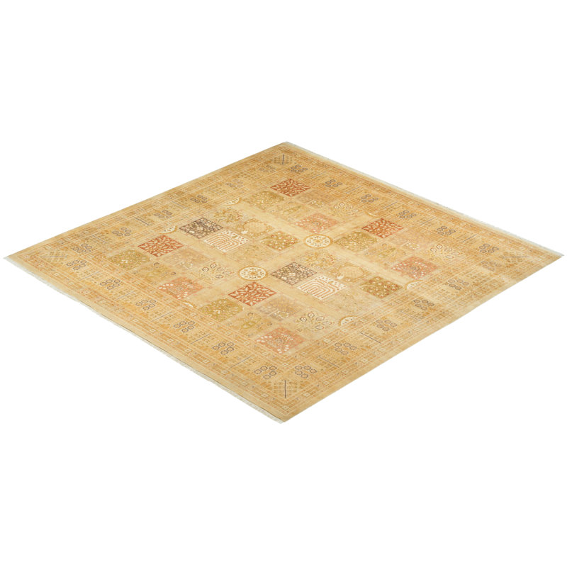 Classic One-of-a-Kind 8' 2" X 8' 2" Hand Knotted Area Rug