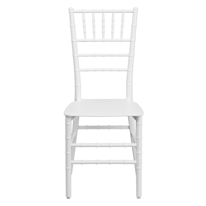 Chaise chiavari Elegance, Résine blanche