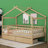 Pittston 2-Drawer Standard Bed Wooden House Bed-737687839-737687832