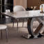 Tables et chaises luxueuses, simples et modernes haut de gamme-106890572