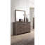 Mobilier de chambre à coucher en bois avec tiroirs et commode 1 pièce