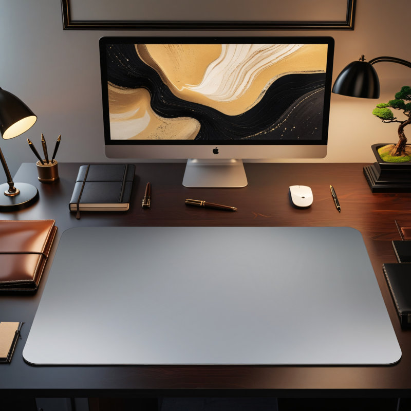 Polyester Desk Pad, 23.6x13.8