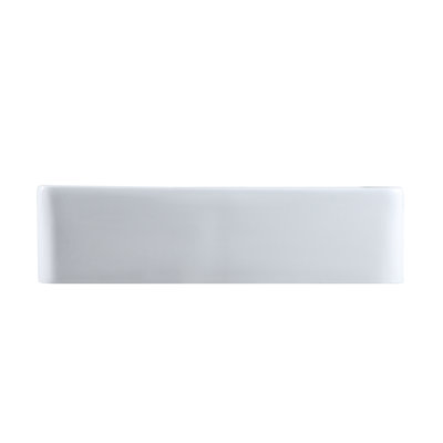 White Ceramic Kitchen Sink 33"X20" - Heat , Deep Basin Sinks With Basket Strainer, Sound Absorbing, Rust , Stain 33" L X 20" W For Dampening, Scratch Coordinate Decor