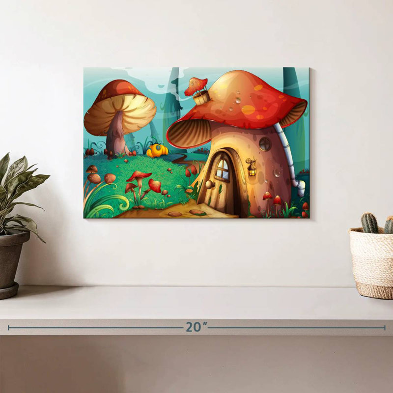 Ashelle Mushroom House, H 8 po x l 12 po