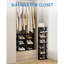 Range-chaussures vertical à 14 niveaux - Organisateur de chaussures autoportant pour petits espaces, placards et vestibules