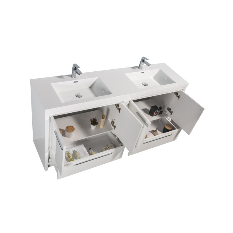 Ensemble de meuble-lavabo double 71 po Lefebvre