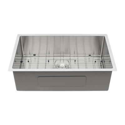 33x19x10"Undermount Single Bowl Stainless Steel Kitchen Sink