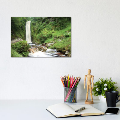 Glenevin Waterfall, Clonmany, Inishowen, County Donegal, Ireland by Gareth McCormack - Wrapped Canvas Print