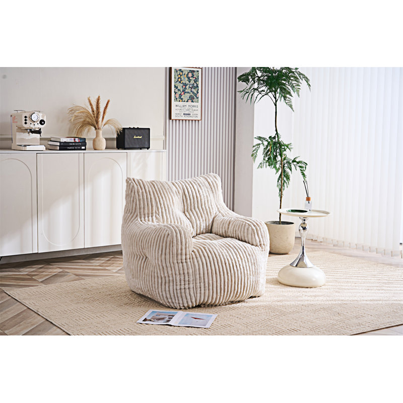 Bean Bag Chairs For Adults Oversize Bean Bag Sofa Chair With High Density Memory Foam Bean Bag Chair Lazy Chair With Armrest