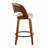 Phoebe 26" Fixed-Height Counter Stools with Bent Wood Legs & Round Footrest (Set of 2)-114850770