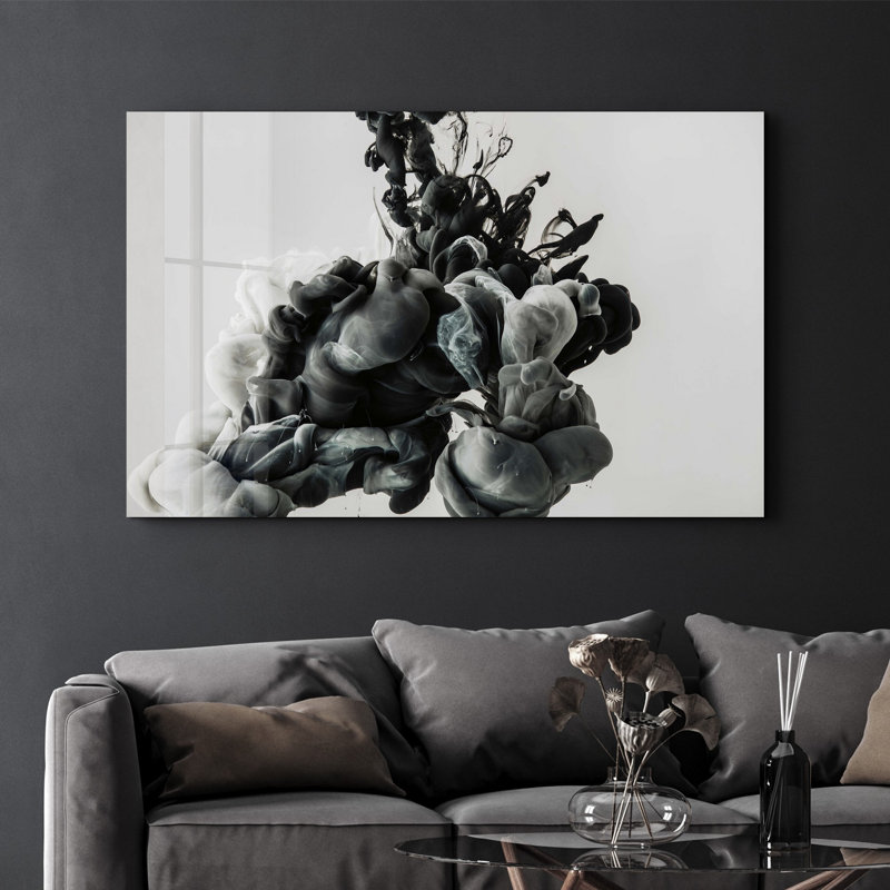 Elegant Tempered Glass Wall Art Painting, 13.8 x 21.7 inches | 100% Tempered Glass, Thickness: 0.16 inches | UV Printed for Vibrant Colors | Perfect for Home Decor, Living Room, & Office Spaces