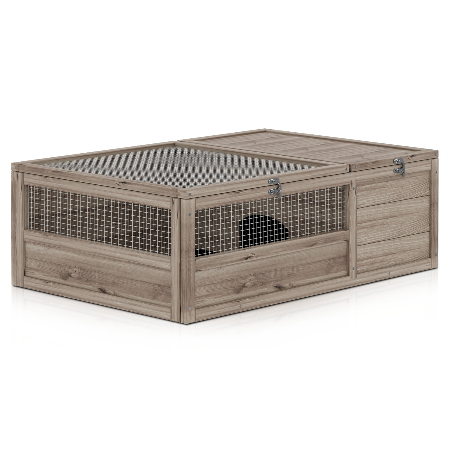 Tucker Murphy Pet™ Dannae Filp Up Tortoise Hutch Rabbit Turtle Pet Wood ...