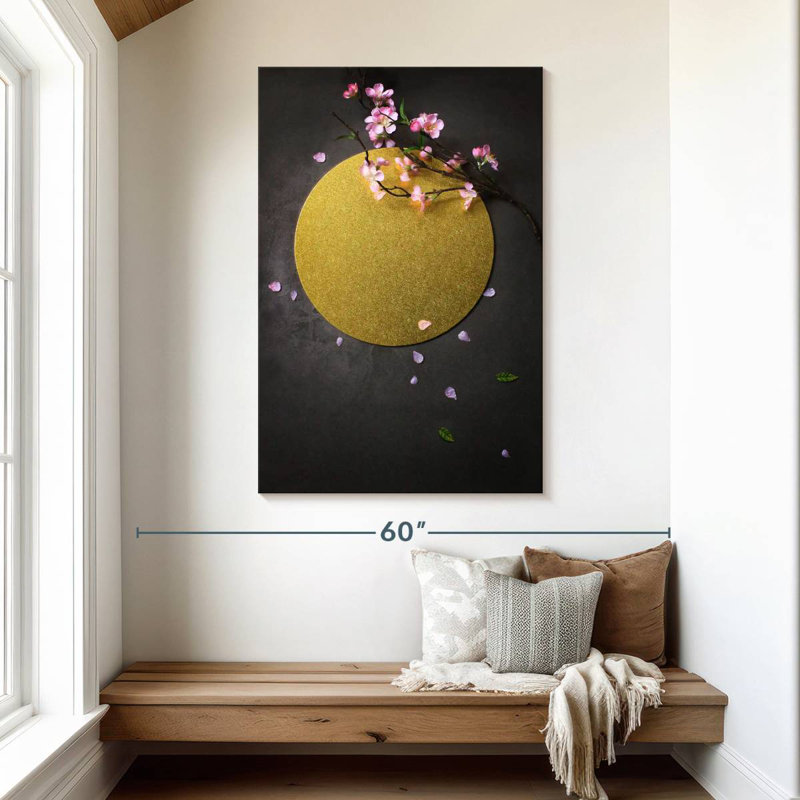 Sakura Flower Tray, 48" H x 32" W