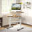 Normia Mobile Standing Desk With Wheels, Height Adjustable Stand Up Laptop Desk,  Sit-Stand Desk With Tiltable Top, Portable Rolling Computer Desk For Home Office-1127226959