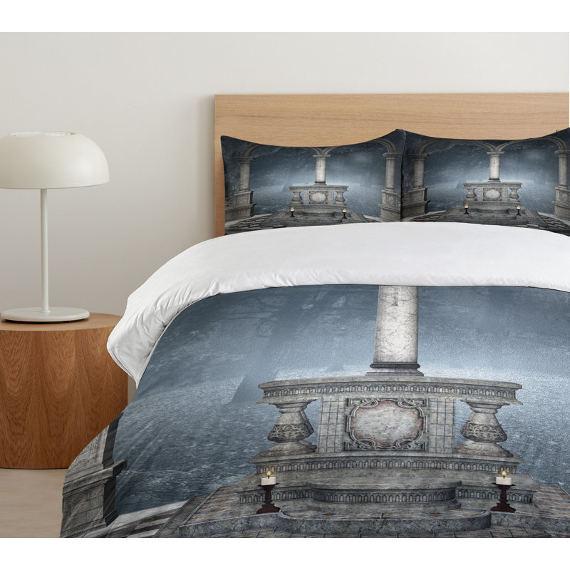 Eclectic Polyester Floral Duvet Cover