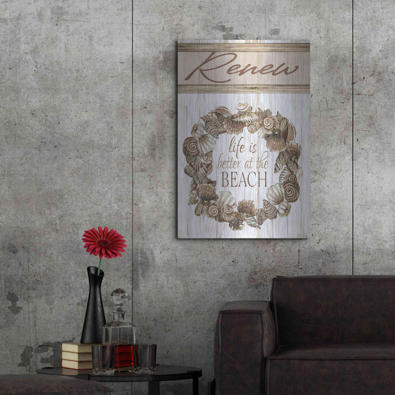 «Renew Shell Wreath» par Cindy Jacobs, H 36 po x l 24 po