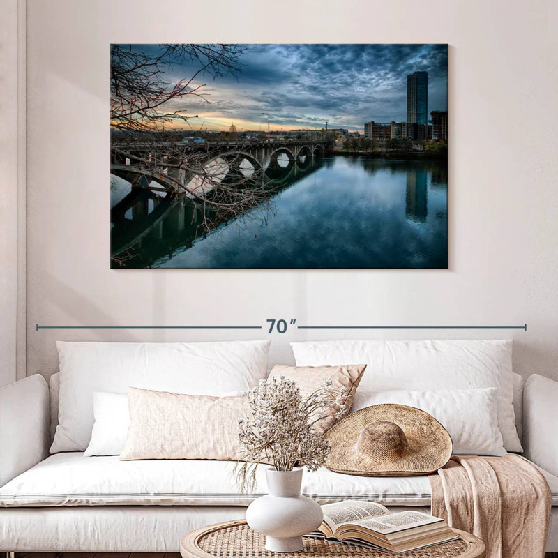 Lilie Lamar Boulevard Bridge, H 32 po x l 48 po