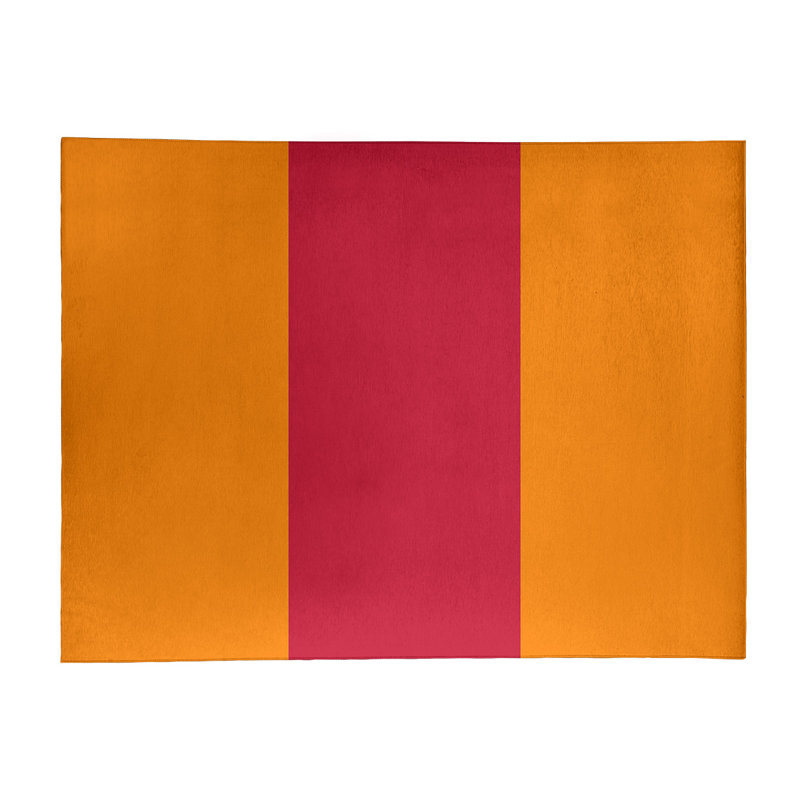 Tapis zone en poly-retour à rayures de football tampa bay, Rectangle 8 pi x 10 pi