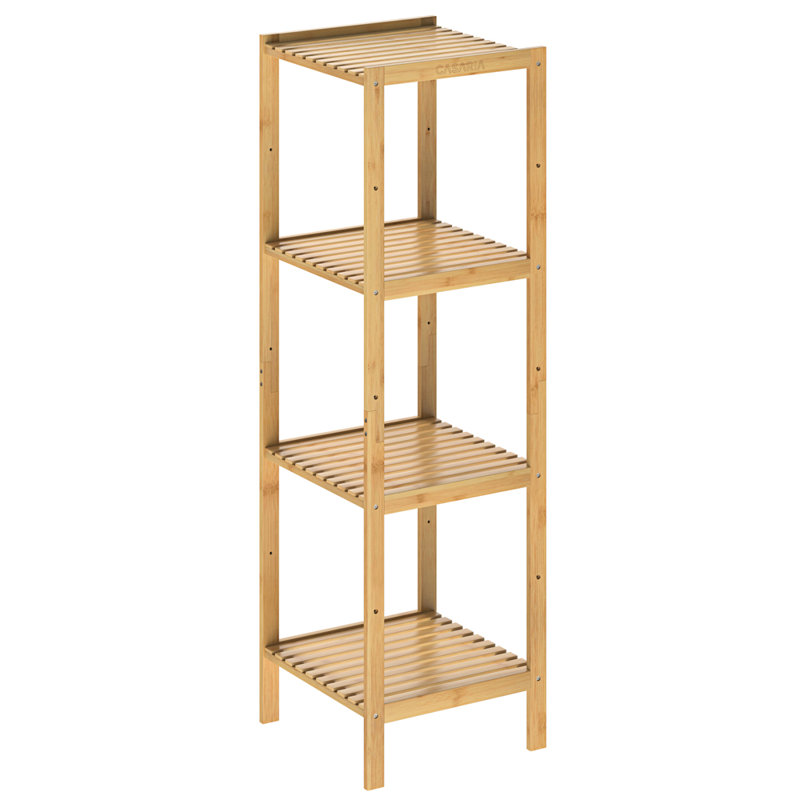 Dionisio Bamboo Freestanding Bathroom Shelves