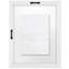 Cadre photo flottant avec verre poli à suspendre et plateau horizontal et vertical-699812488-699812484