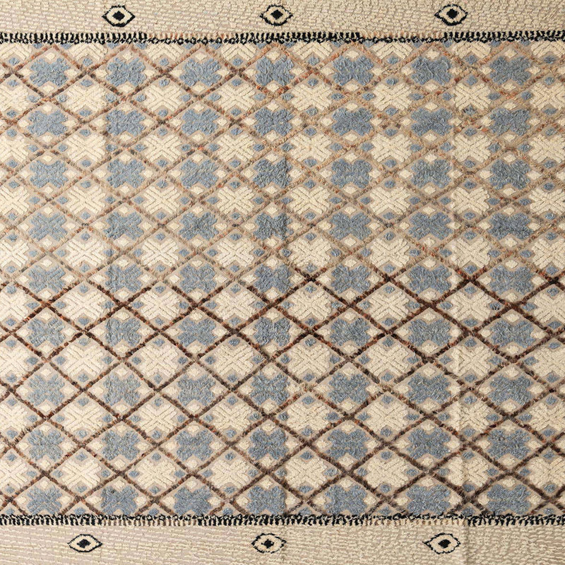 Abstract Indoor Rug, Square 4'