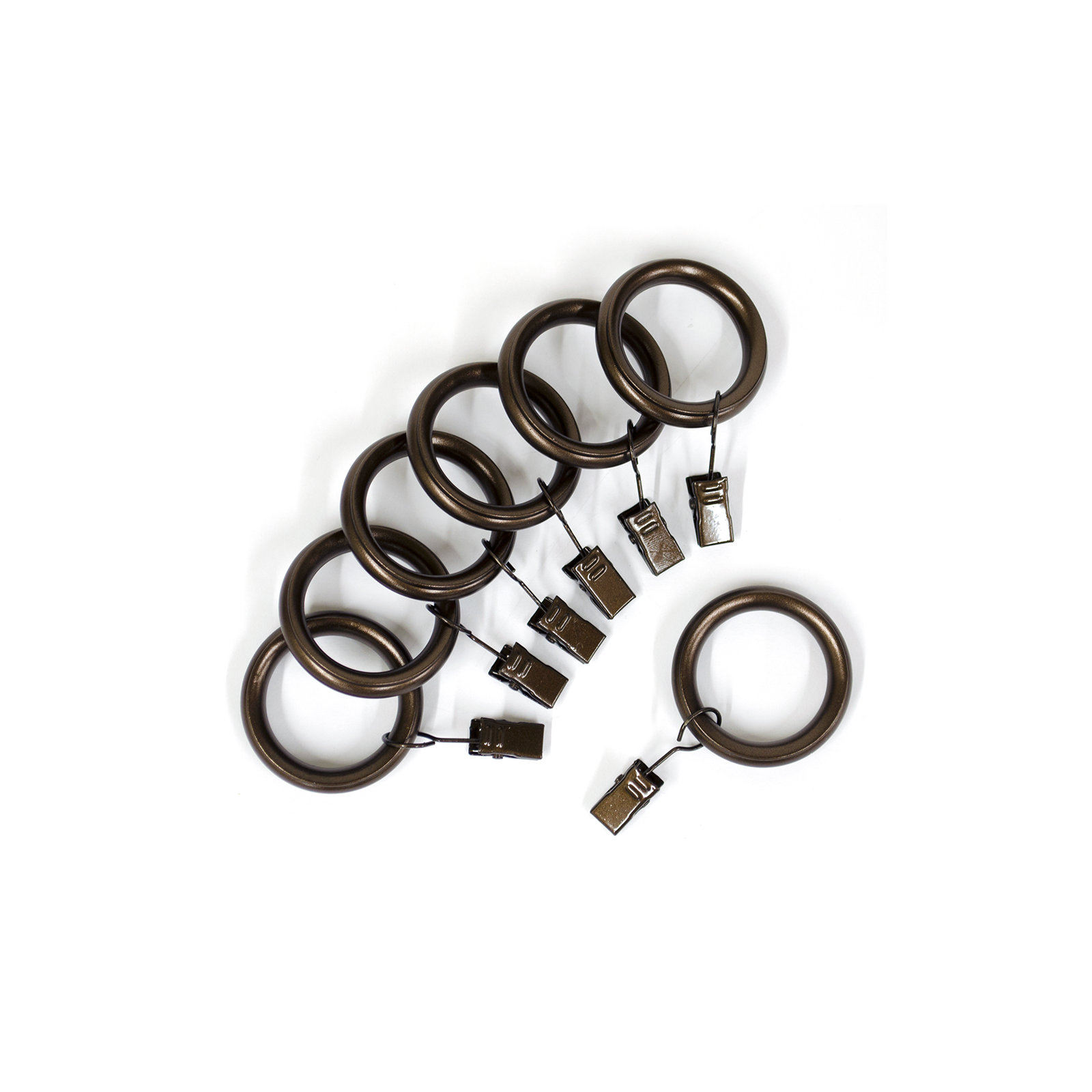 Vasios Curtain Rings, Bronze