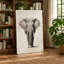 Elephant Presence Minimalist - Print-136771251-136771252