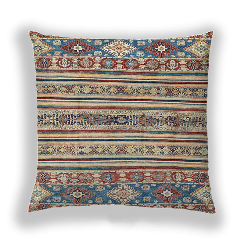 Housse et insert de coussin carré Edrena, Microsuède