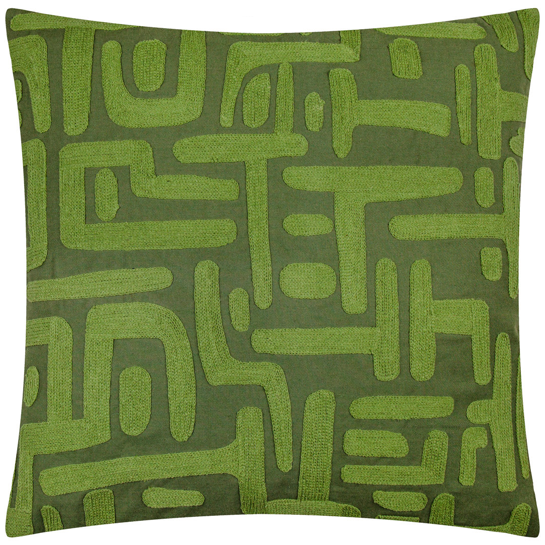 Brooke Polyester Cushion Abstract Square Cushion