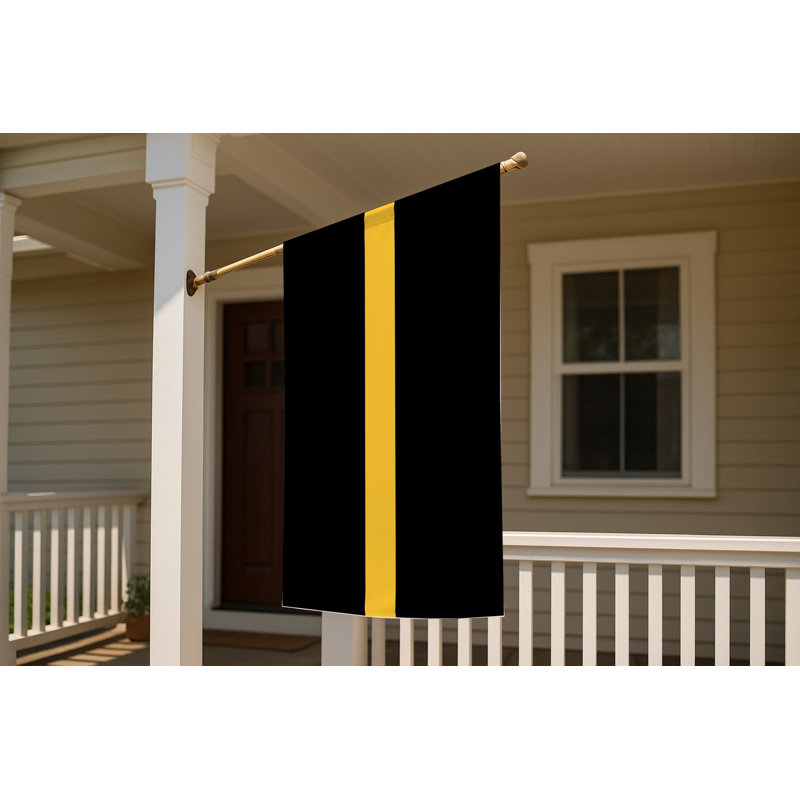 Thin Gold Line Flag — Outdoor Flag