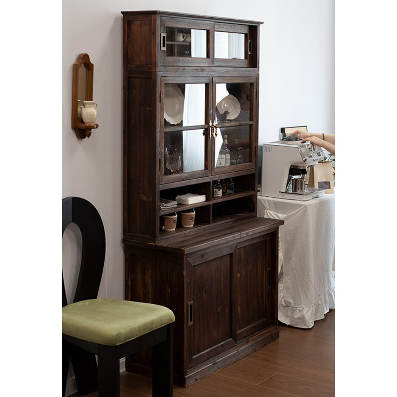 36.6-inch Solid Chinese Fir Standard Pantry Cabinet