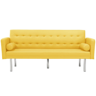Hollilouise 68.5'' Velvet Convertible Sofa