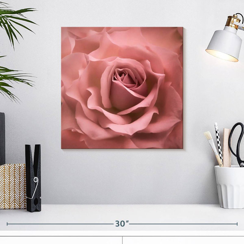 Harnek Misty Rose Pink Rose, 16" H x 16" W