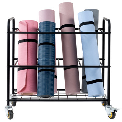 Chariot de rangement pour tapis de yoga Gym
